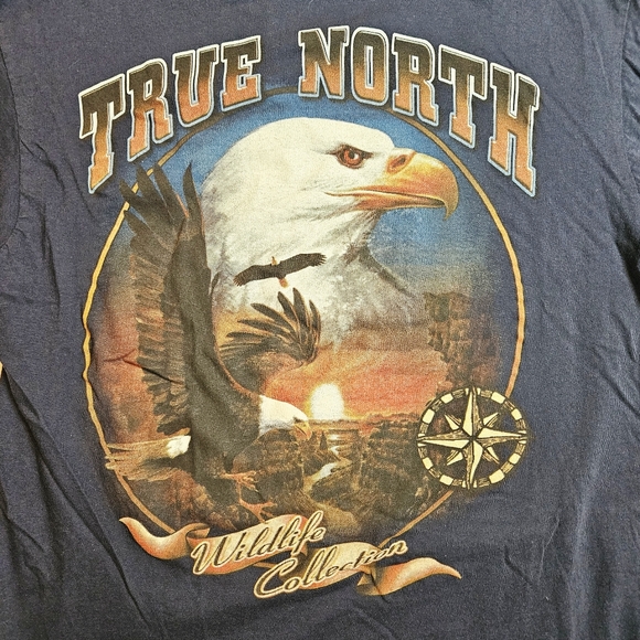 Vintage Y2K True North Eagle Tee L - Picture 2 of 7